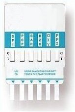 RapidCHECK 12 Panel Multi-Drug Professional Test Card Back View