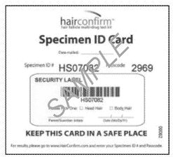 HairConfirm Sample Drev