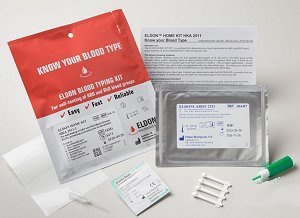 8 pack EldonCard Blood Type Test Testing Kit w/ Instructions ABOAB & RHESUS  D Lot #23051 Exp: 01/28/25 