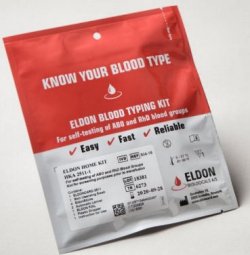 eldoncard blood type test kit