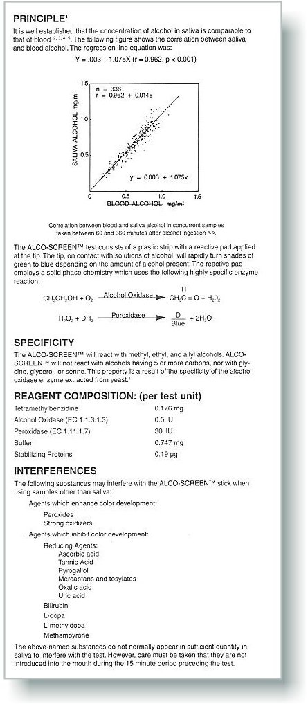 Technical Chart Alco Screen